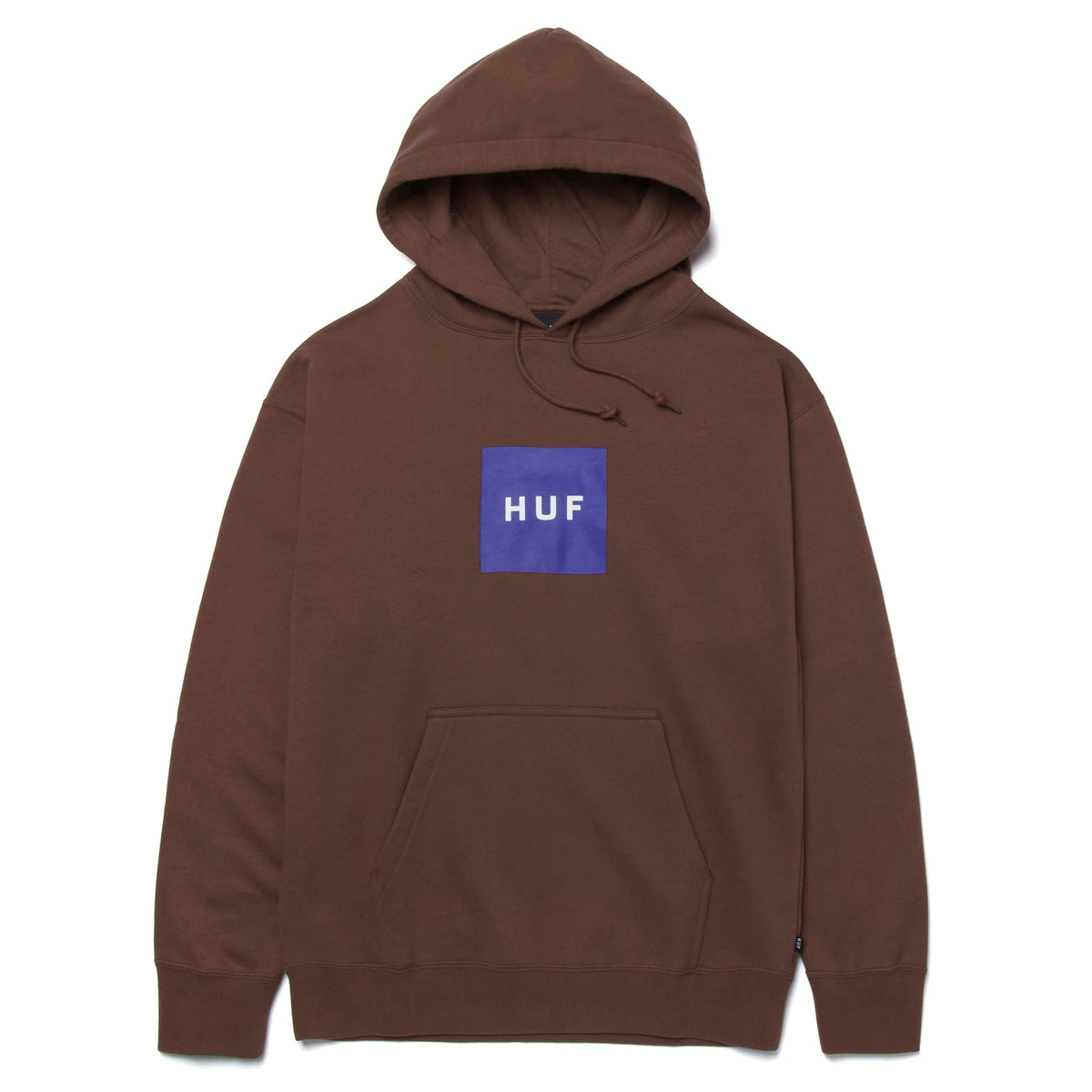 HUF Essentials Box Logo Hoodie - Brown