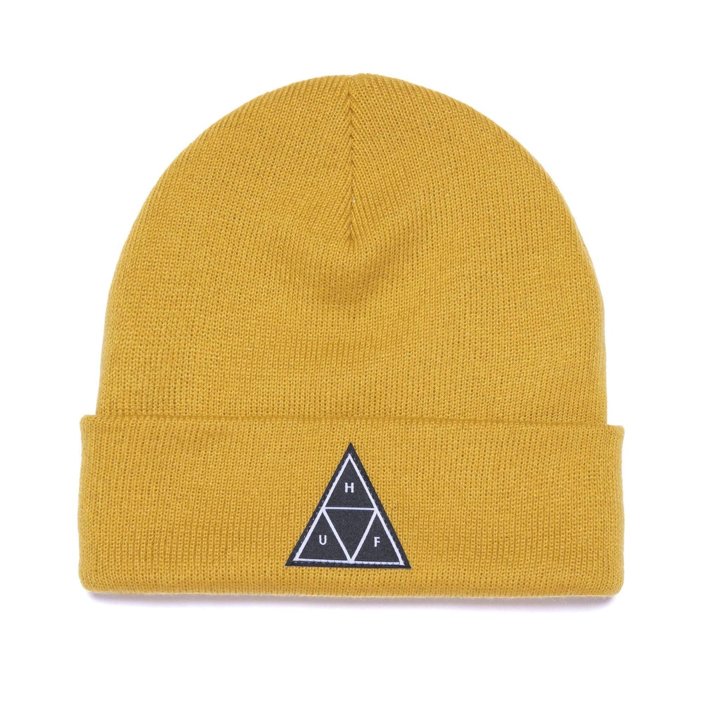 HUF Triple Triangle Cuff Beanie - Gold