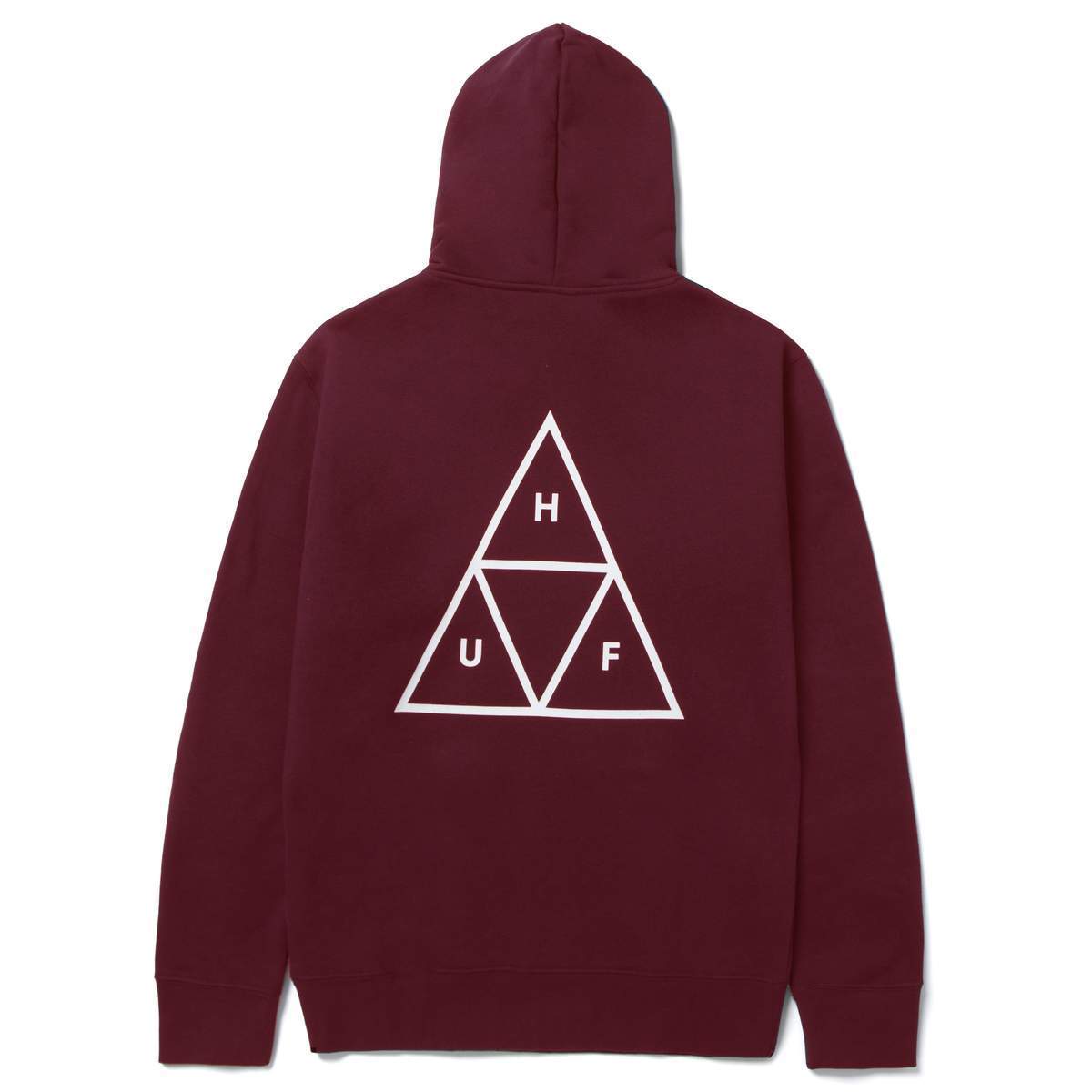 HUF Essentials Triple Triangle Pullover Hoodie - Bloodstone