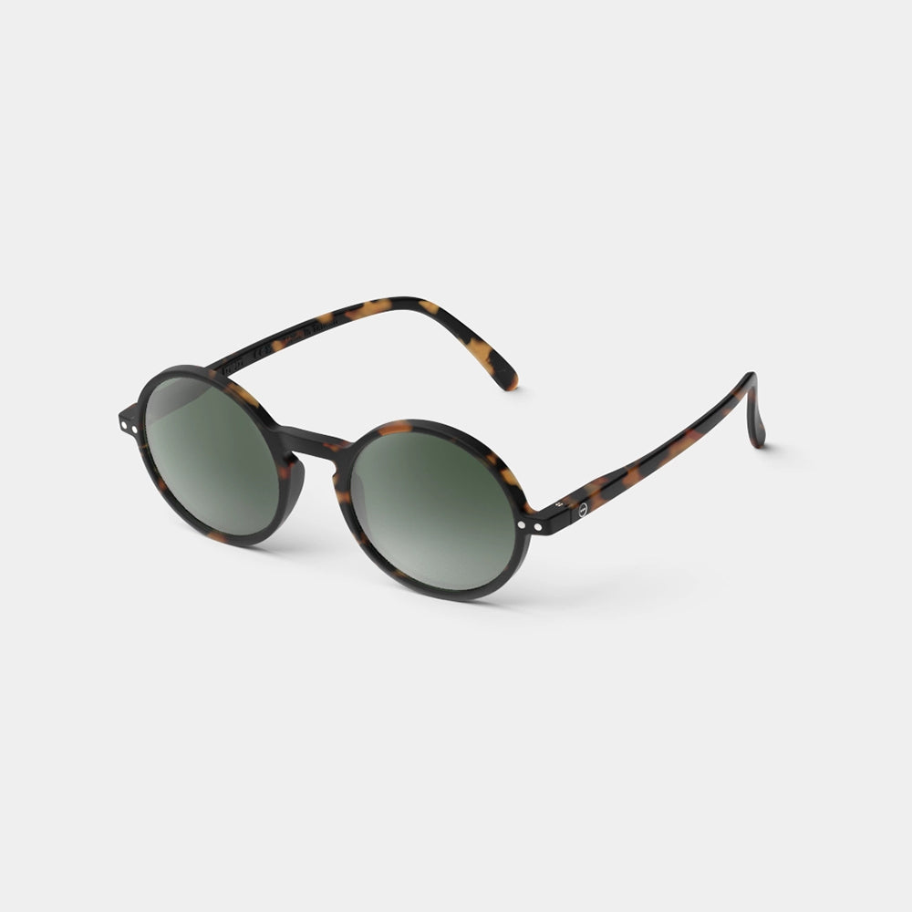 IZIPIZI #G Sun Glasses - Tortoise Green Lenses