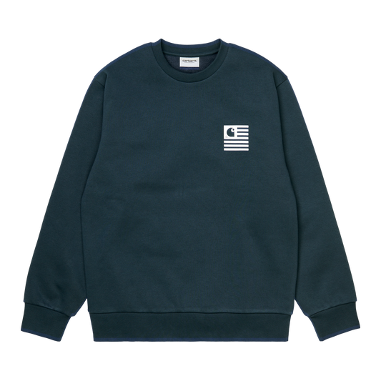 Carhartt WIP Fade State Sweatshirt - Wine White