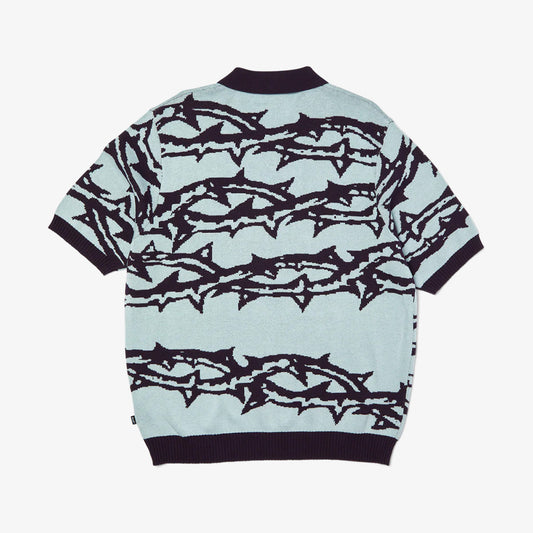 HUF Fantasies Knit SS Top - Light Blue