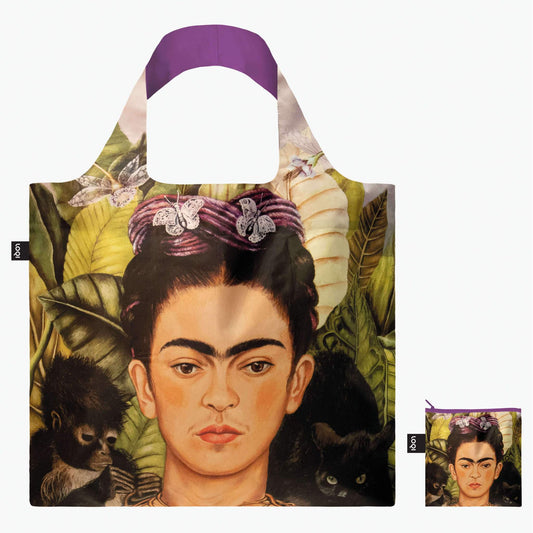 LOQI Frida Kahlo Self Portrait Recycled Bag