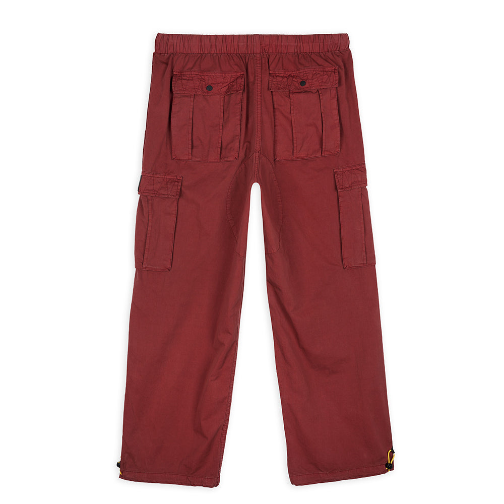 Brain Dead Flight Pant - Washed Burgundy
