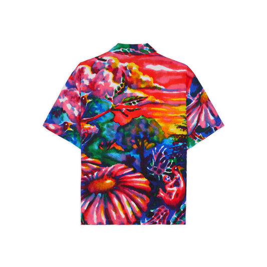 Brain Dead Jul. Q "Forgotten Forest" Shirt - Red