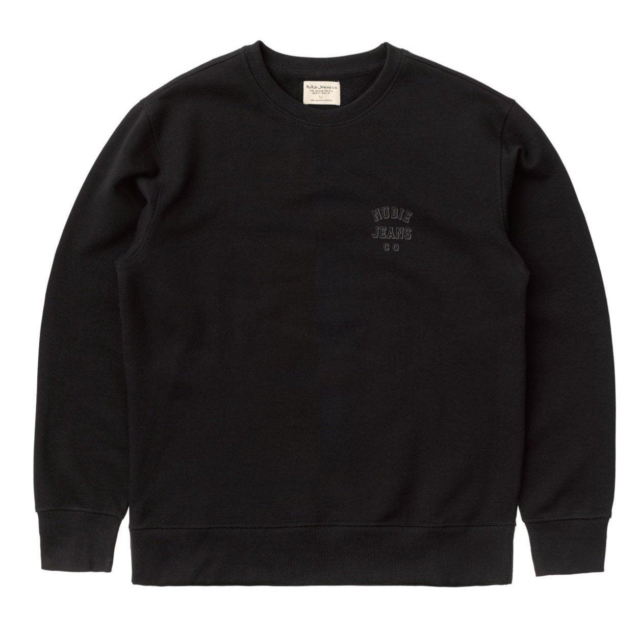 Nudie Jeans Co. Frasse Logo Sweatshirt - Black