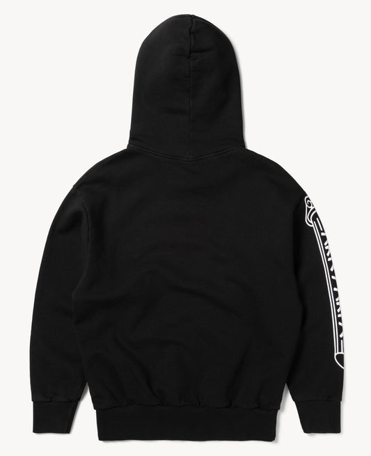 Aries Arise Greek Column Hoodie - Black