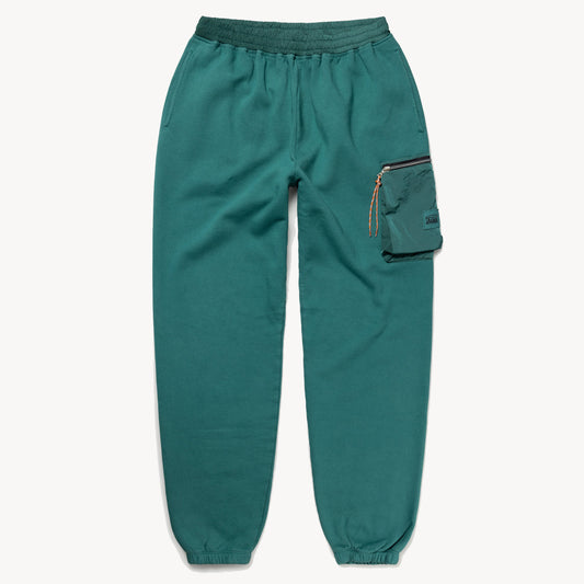 Aries Arise Nylon Hybrid Sweatpant - Green