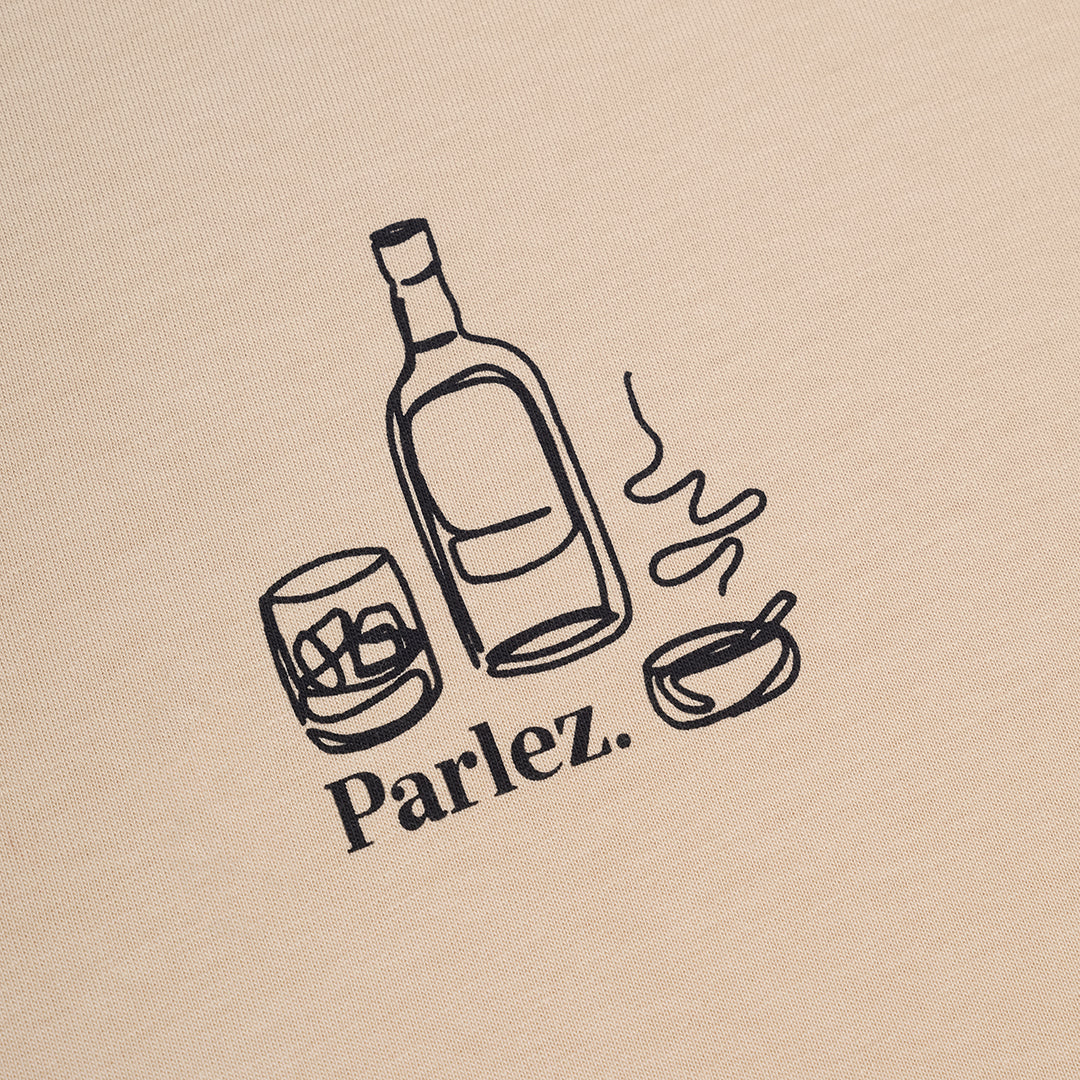 PARLEZ Fumo OS T-Shirt - Greige