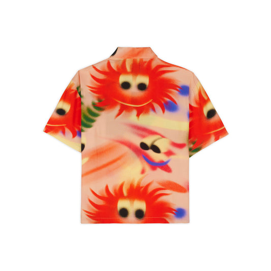 Brain Dead Alexis "Fuzzy Friends" Shirt - Pink Multi