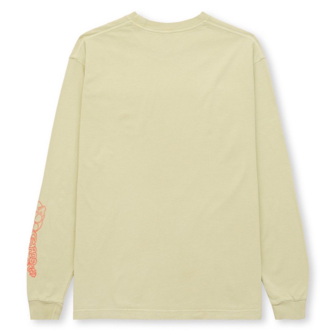 Brain Dead Brain Eater LS T-Shirt - Natural