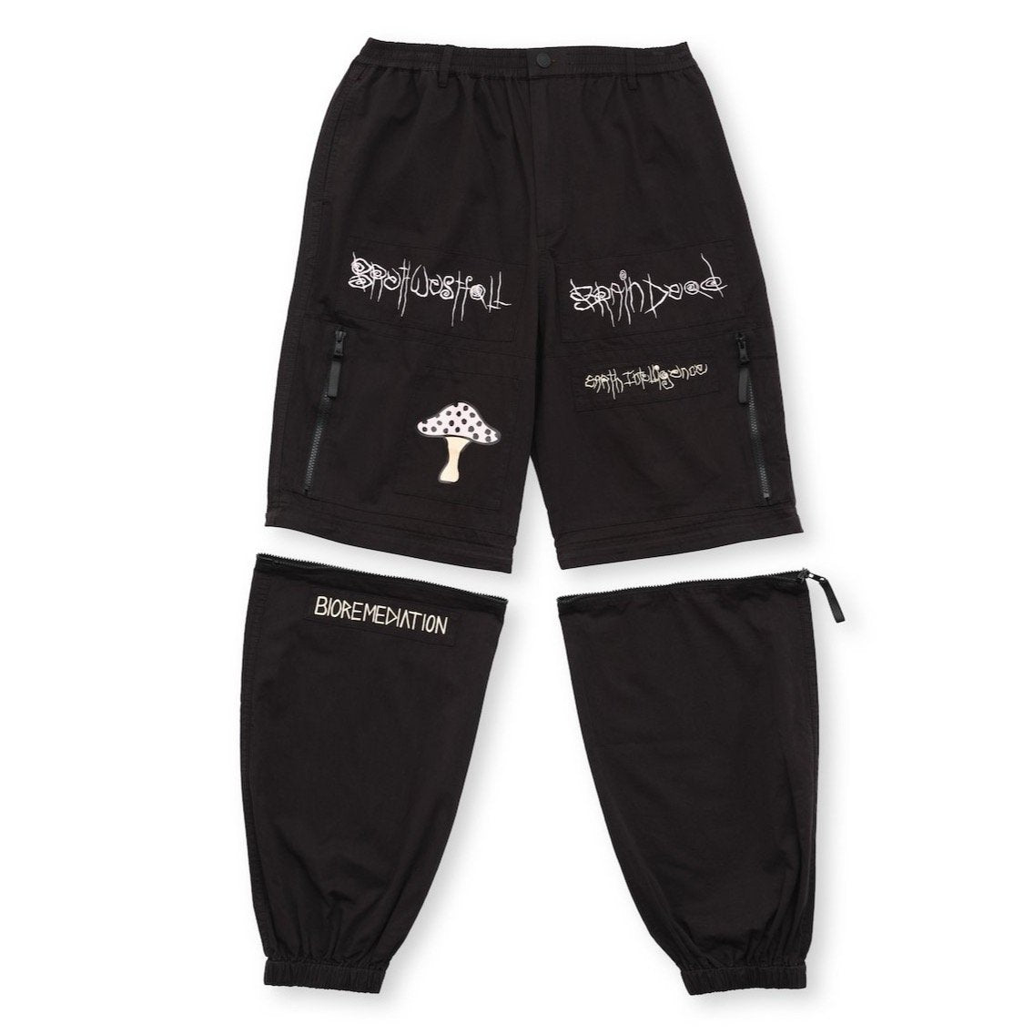Brain Dead Mushroom Utility Pant - Black