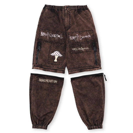 Brain Dead Mushroom Utility Pant - Black