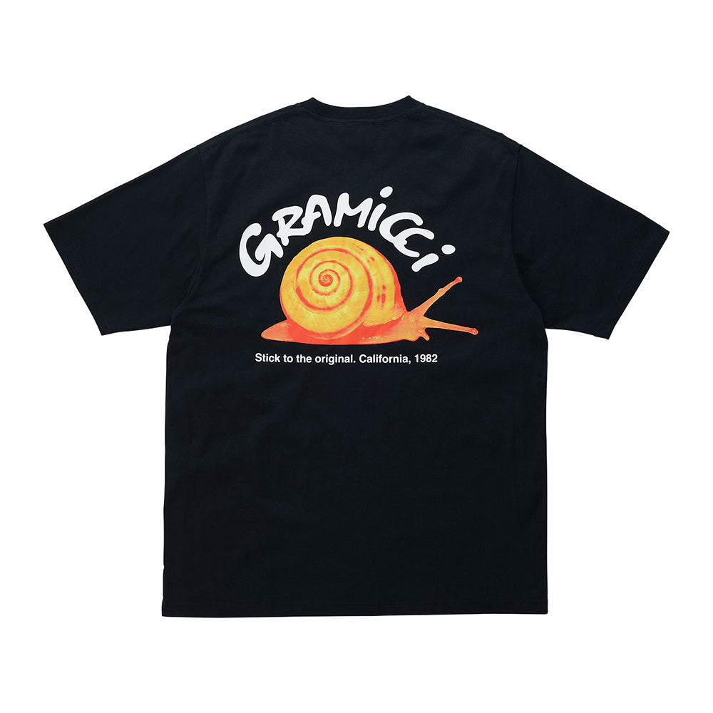 Gramicci Snail Tee - Vintage Black