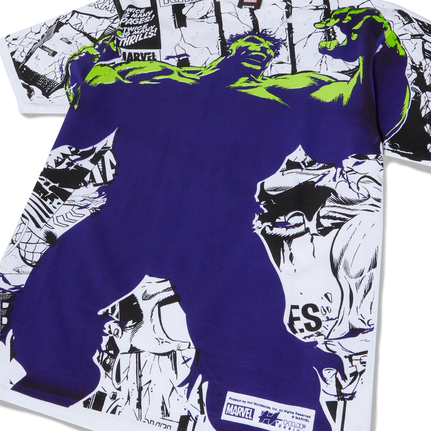 HUF x Hulk Gamma T-Shirt - White