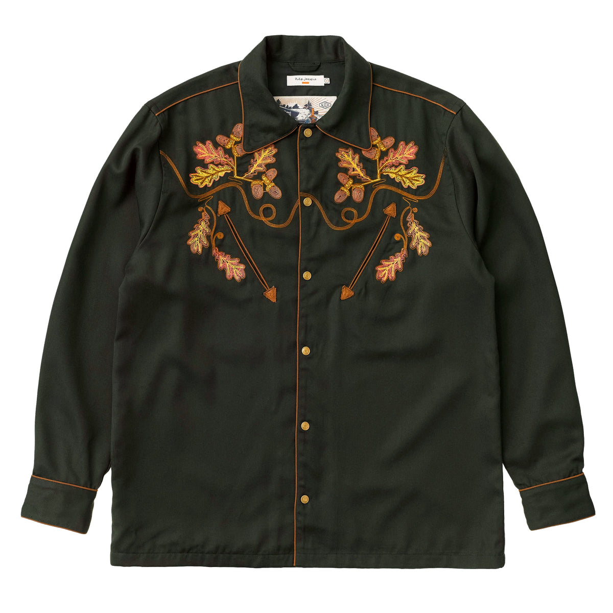 Nudie Jeans Co. Gonzo Cowboy Overshirt - Racing Green