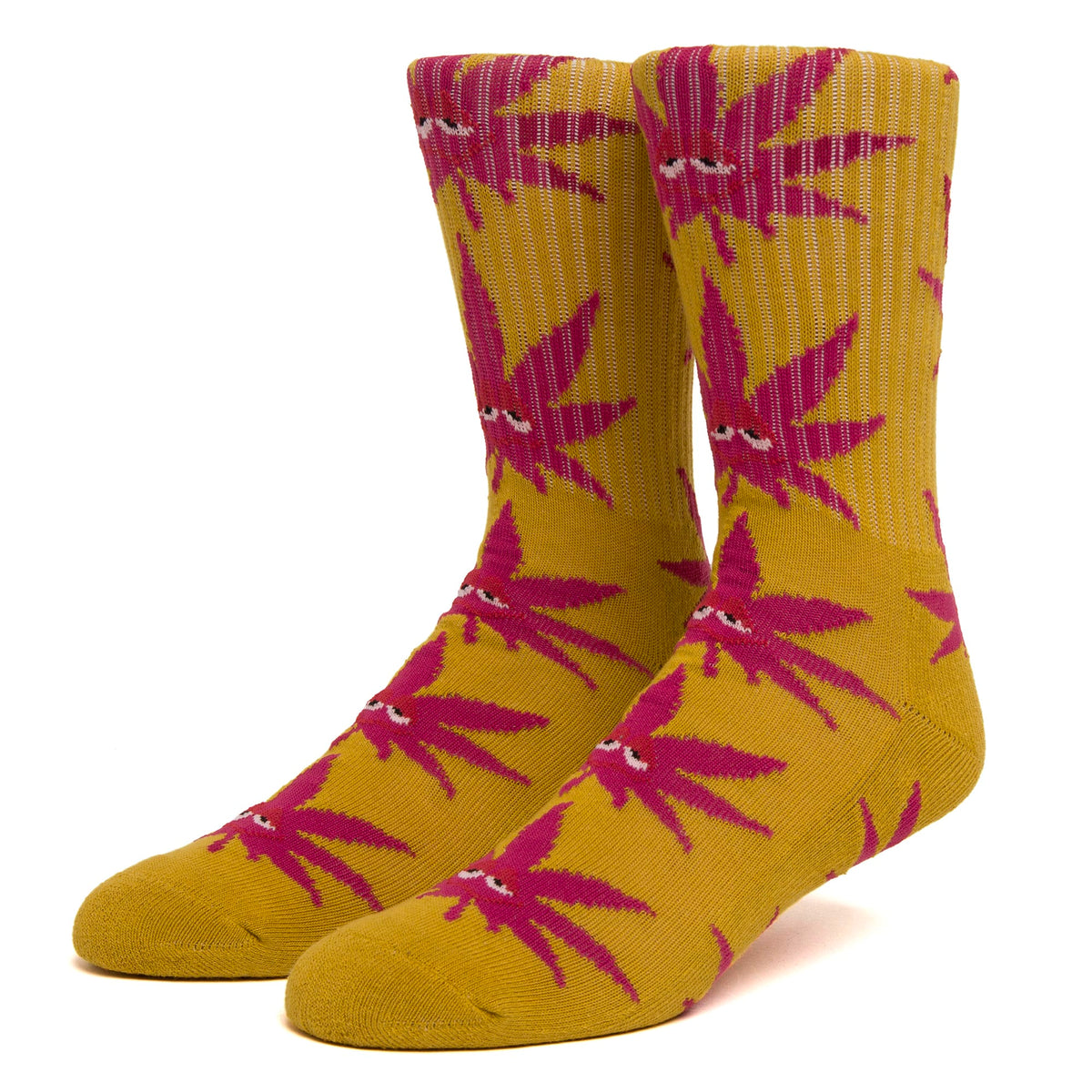 HUF Green Buddy Socks - Gold