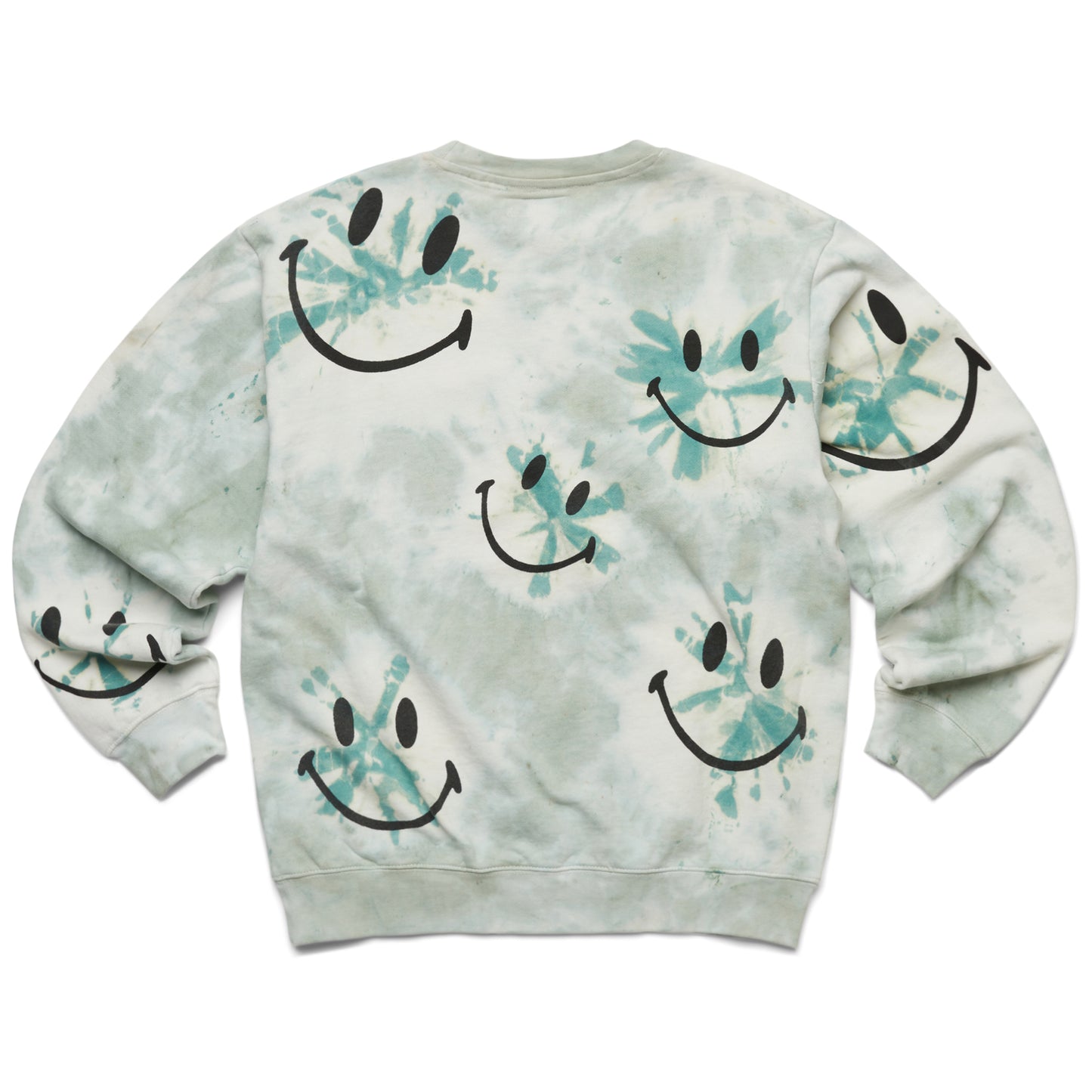 MARKET Smiley Shibori Dye Crew Sweat - Green