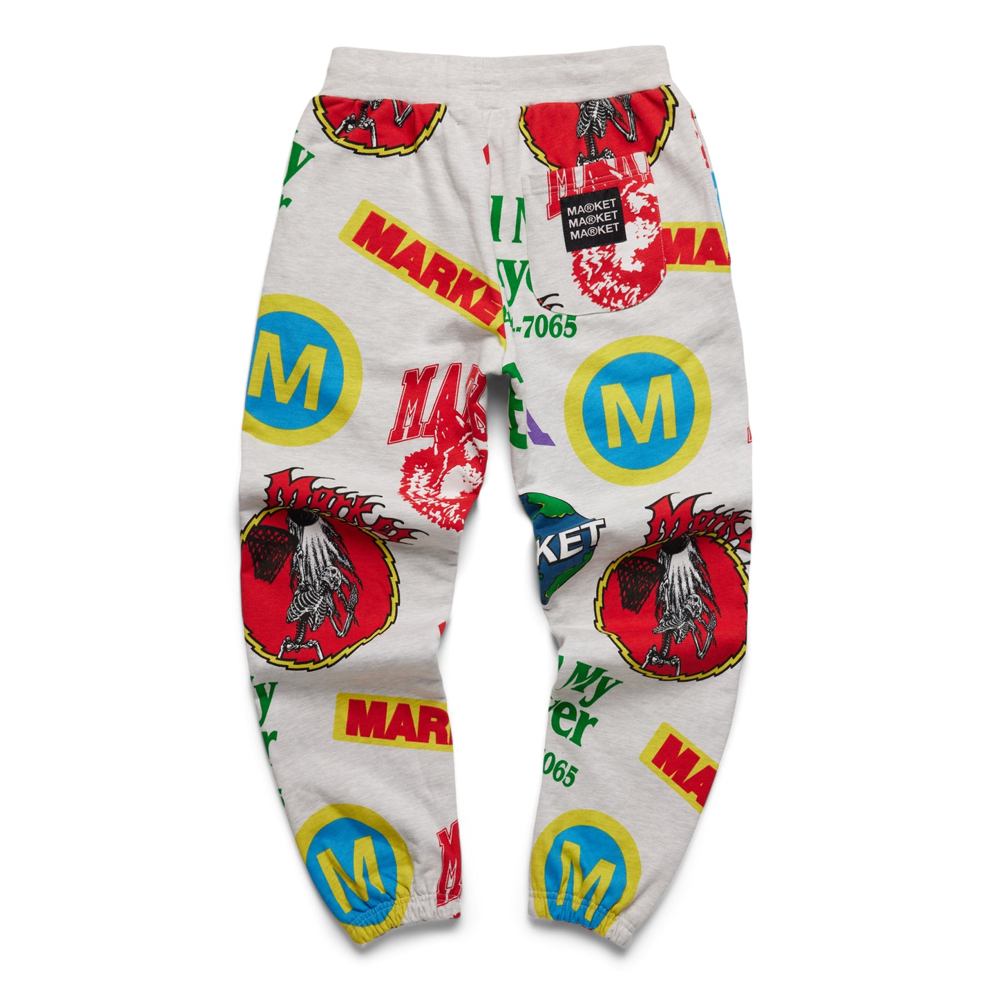 MARKET Monogram AOP Sweatpants - Ash