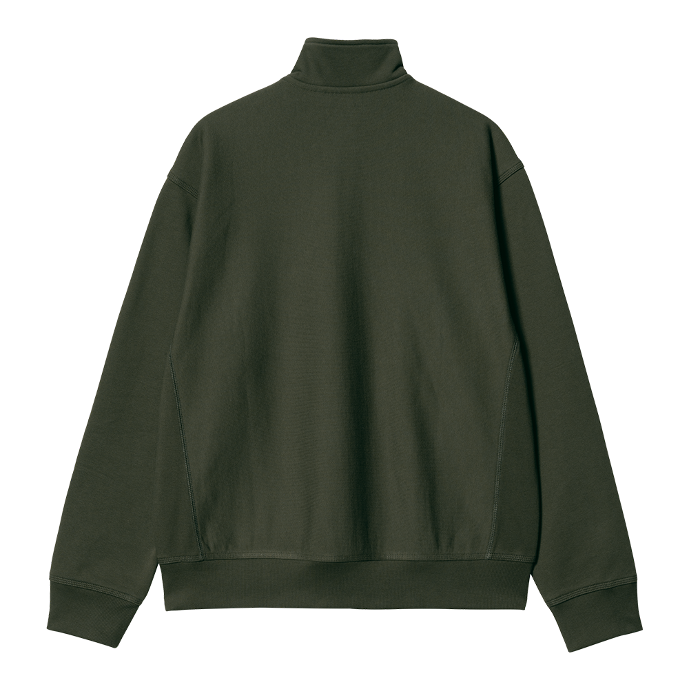 Carhartt WIP Half Zip American Script Sweatshirt - Plant