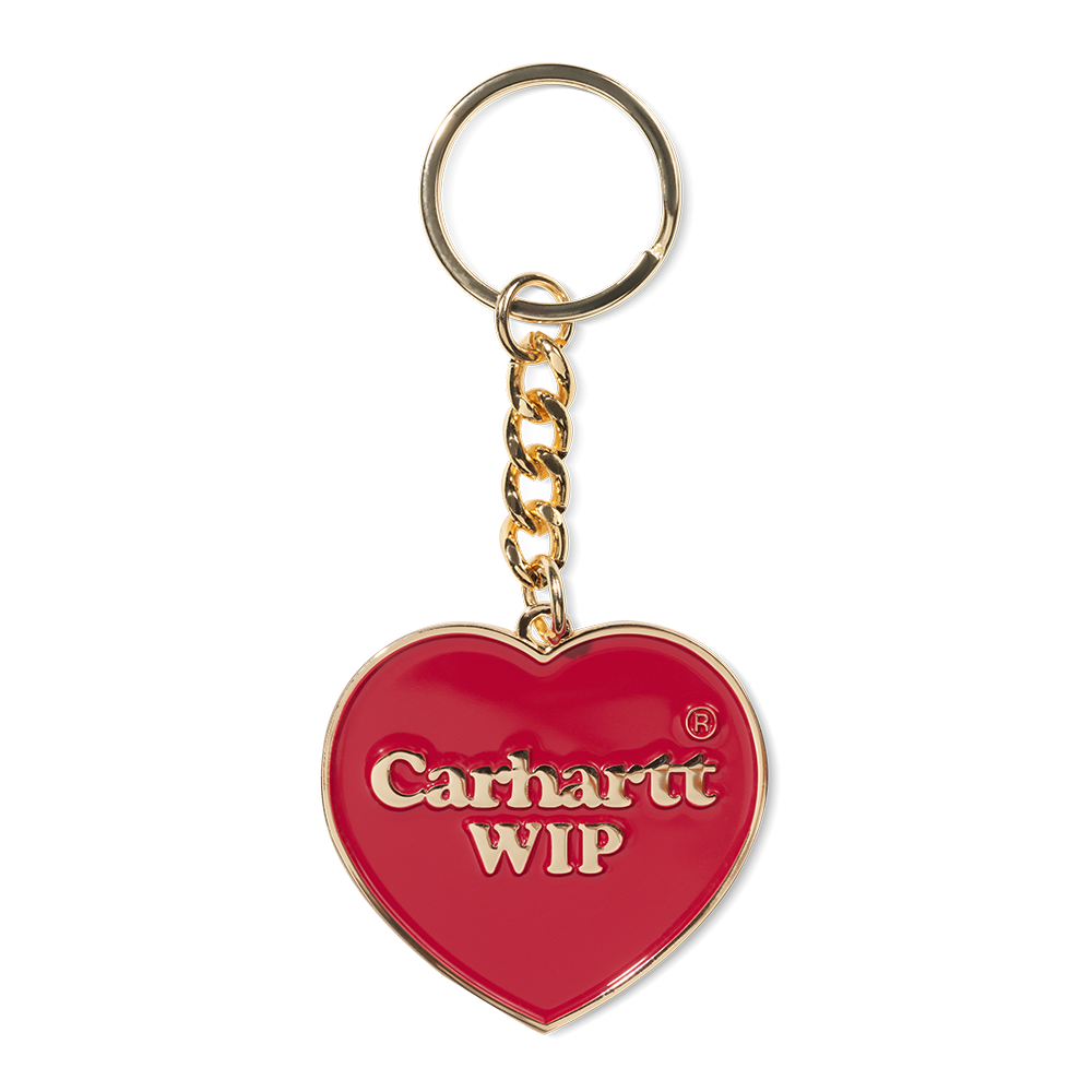 Carhartt WIP Heart Keychain - Red