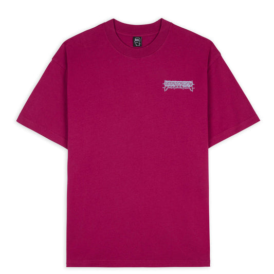 Brain Dead Helicopter T-Shirt - Maroon