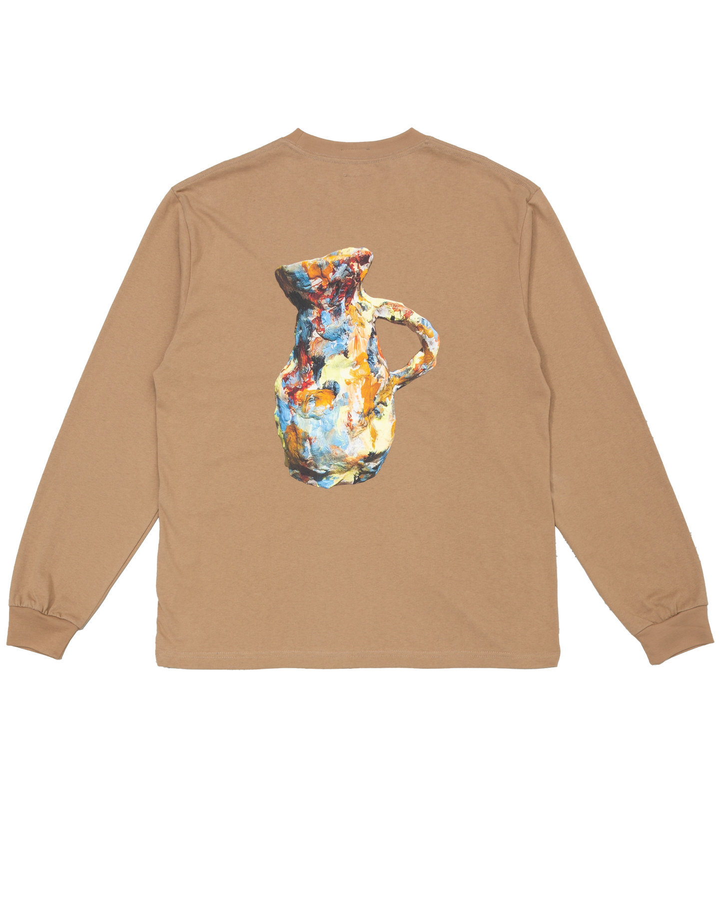 HERESY Urn L/S Tee - Biscuit