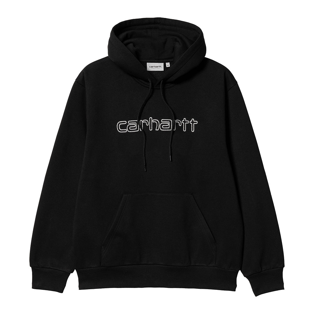 Carhartt WIP Hooded Elzy Sweat - Black Wax