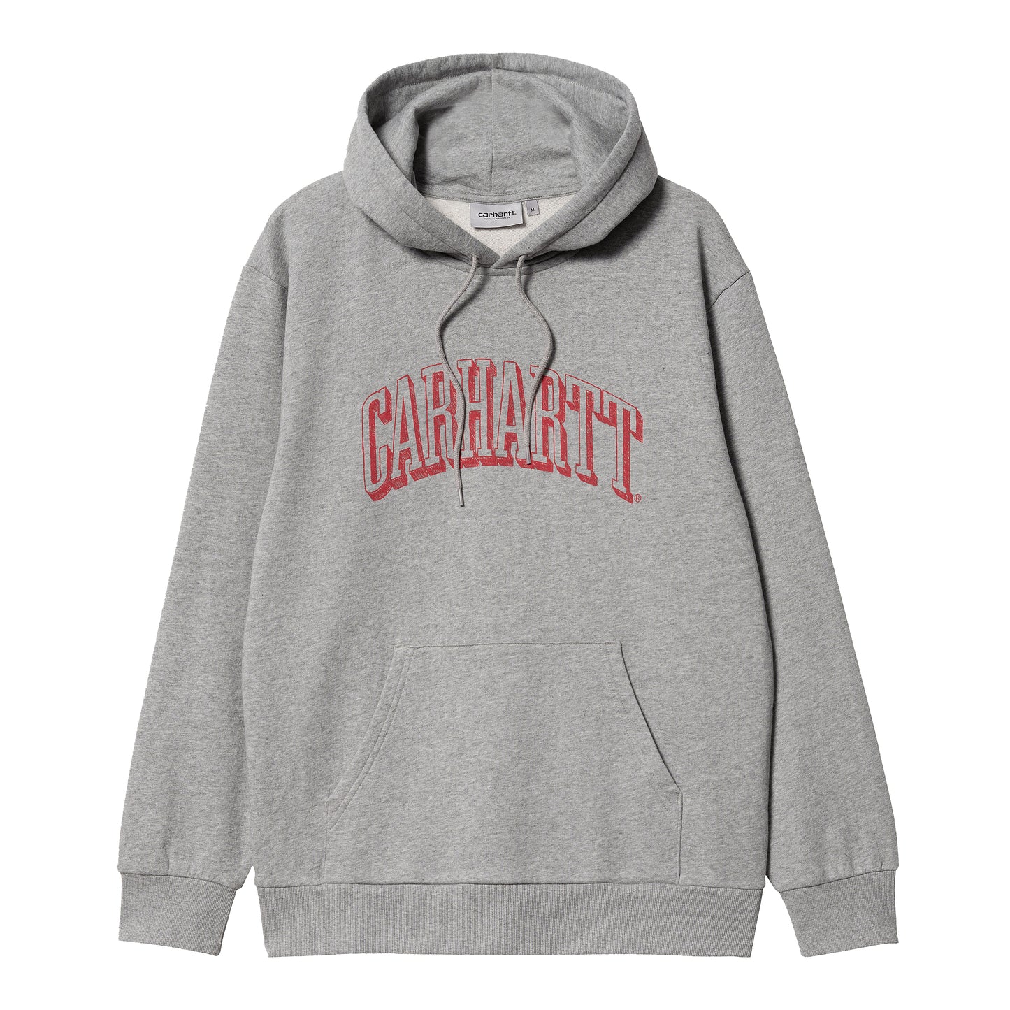 Carhartt WIP Hooded Scrawl Sweatshirt - Grey Heather Rocket