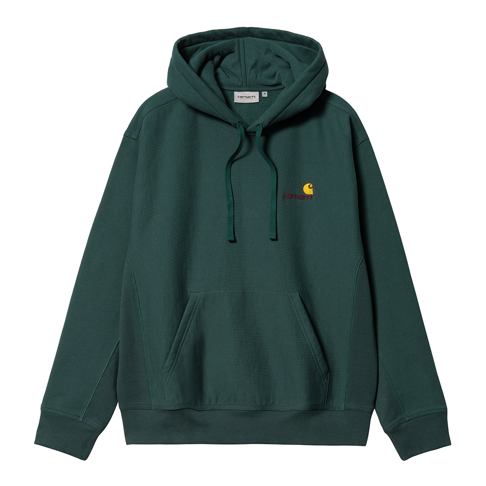 Carhartt WIP Hooded American Script Sweatshirt - Botanic