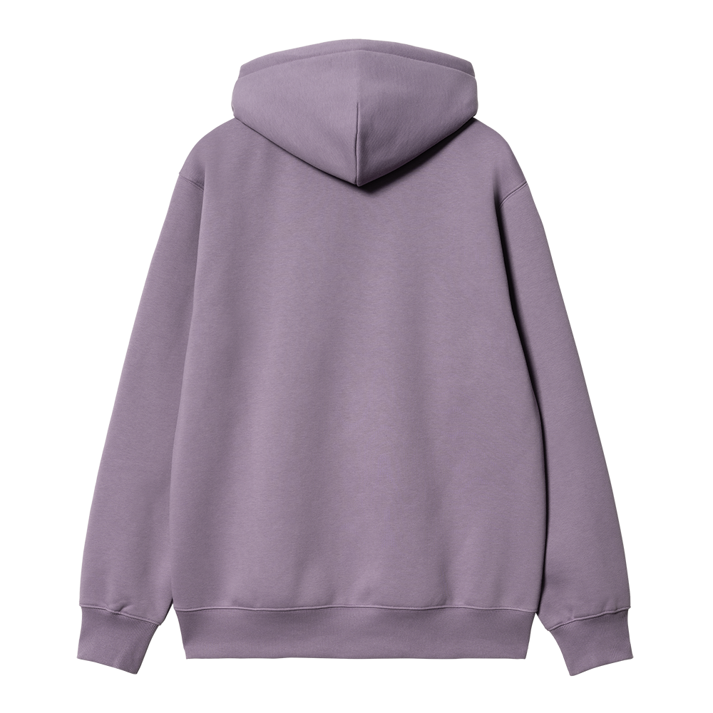 Carhartt WIP Hooded Carhartt Sweatshirt - Glassy Purple Discovery Green