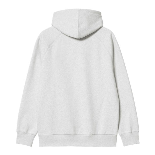 Carhartt WIP Hooded Chase Sweat - Ash Heather Gold