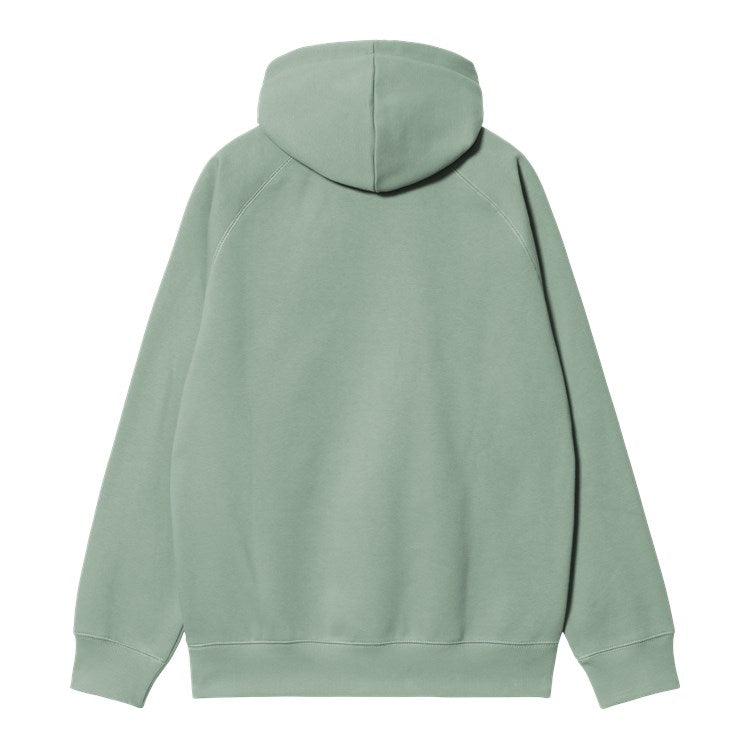 Carhartt WIP Hooded Chase Sweat - Frosted Green Gold