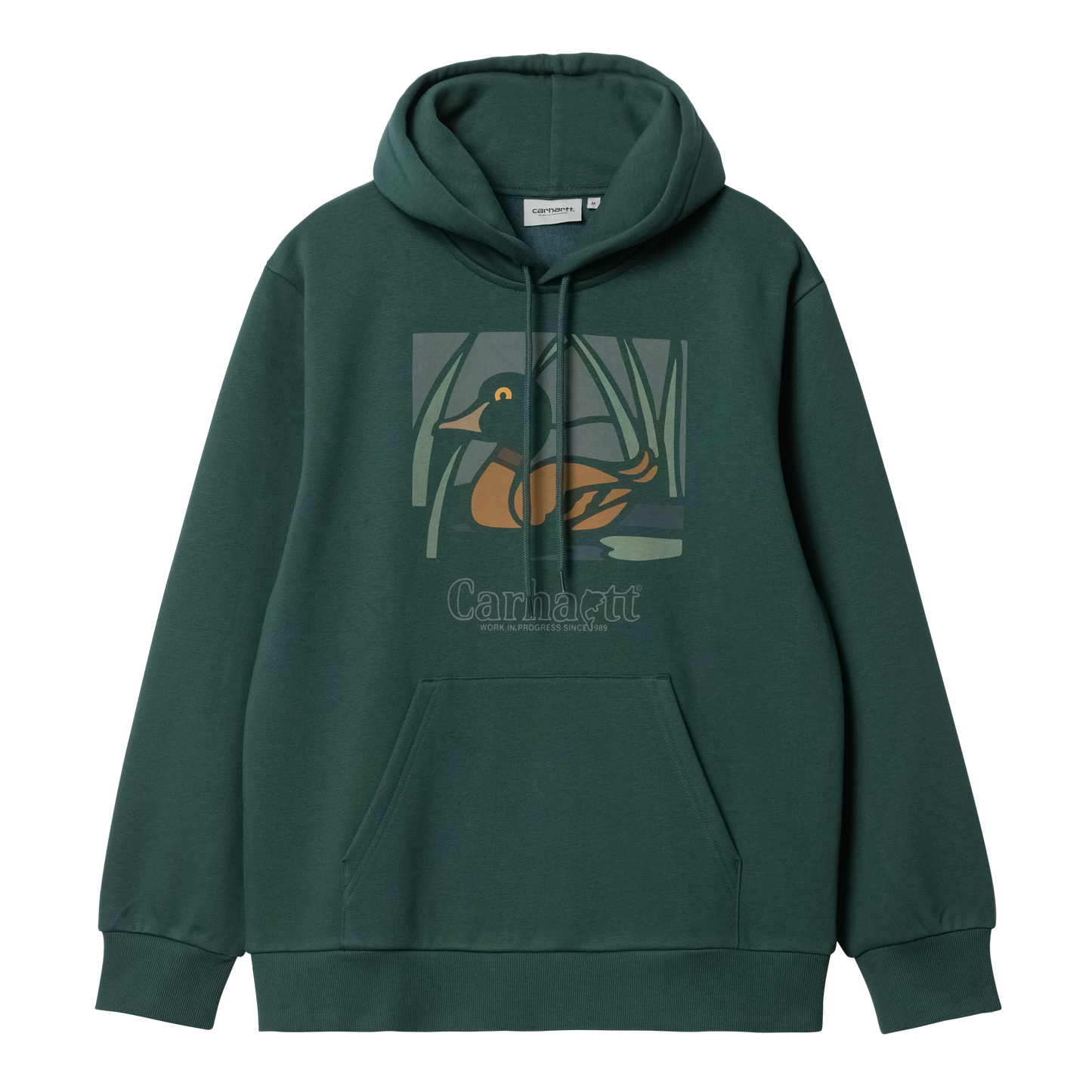 Carhartt WIP Hooded Duck Pond Sweat - Juniper