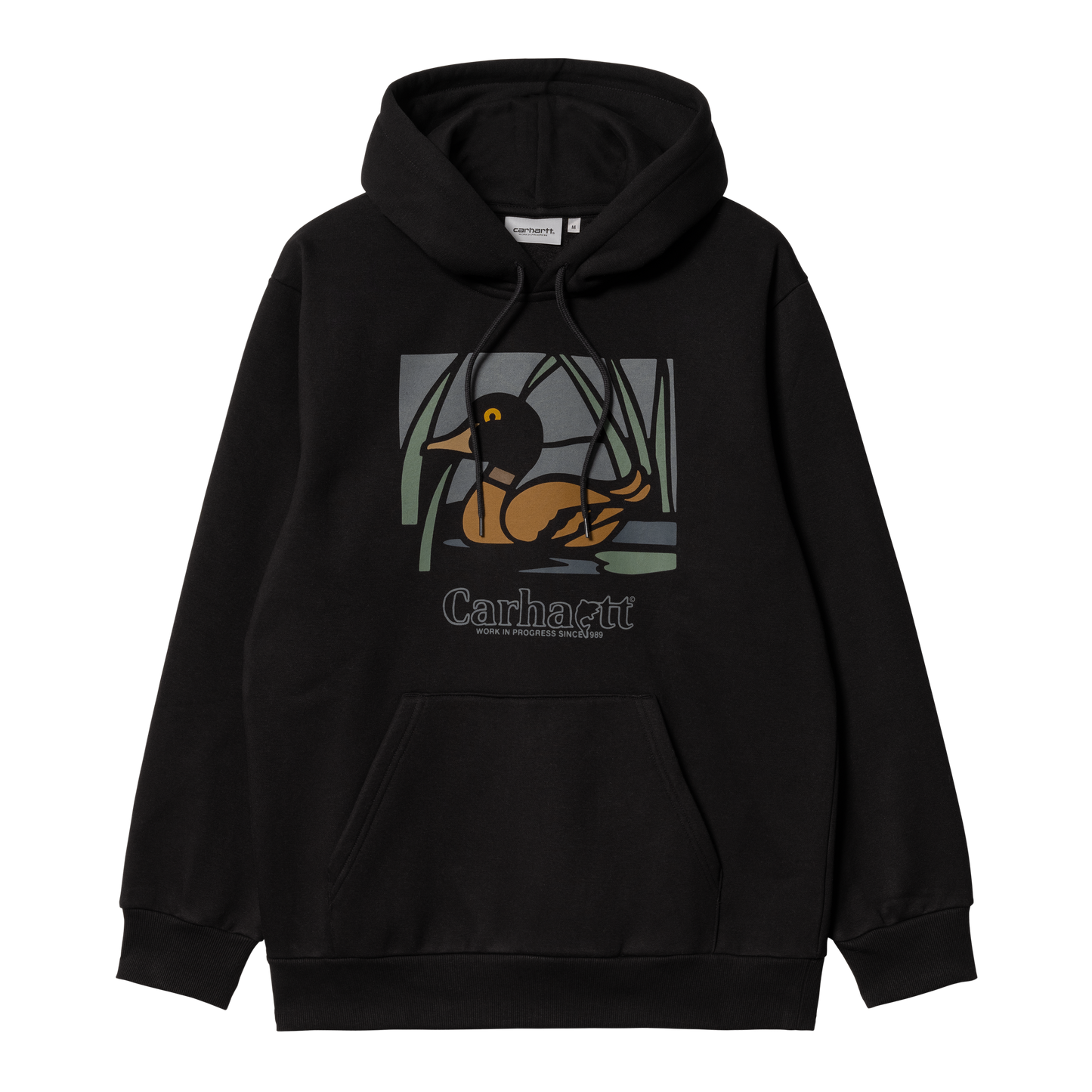 Carhartt WIP Hooded Duck Pond Sweat - Black