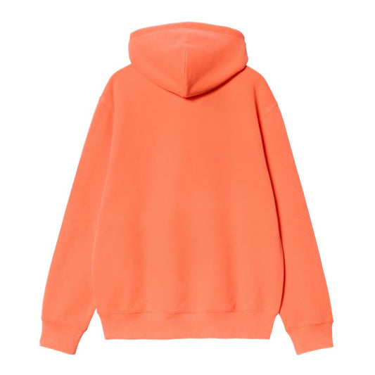 Carhartt WIP Hooded Industry Sweat - Lumo Orange