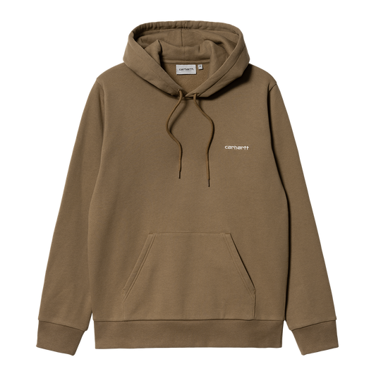 Carhartt WIP Hooded Script Embroidery Sweatshirt