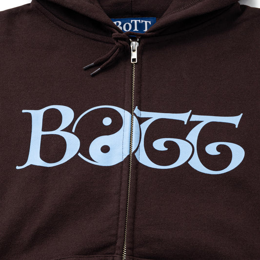 BOTT 2Y Zip Hoodie - Brown