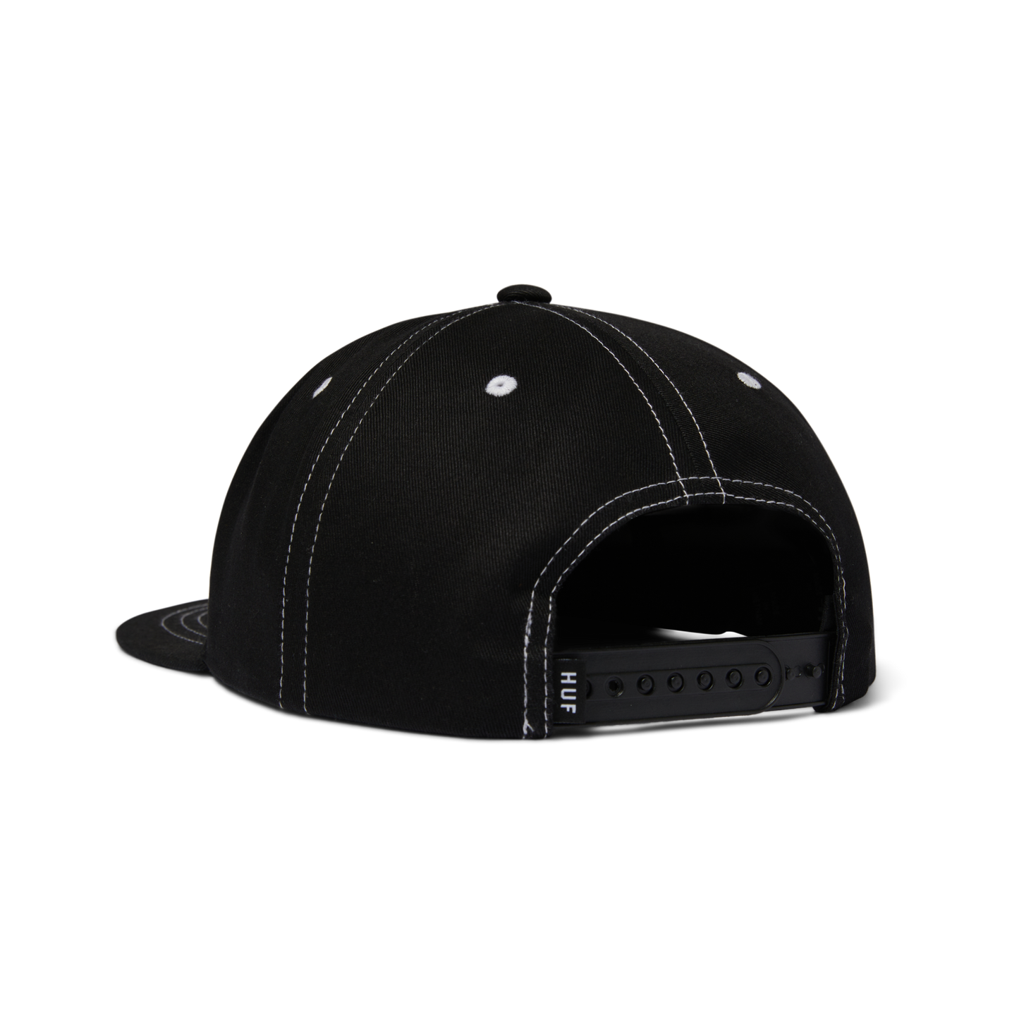 HUF Set TT Snapback - Black White