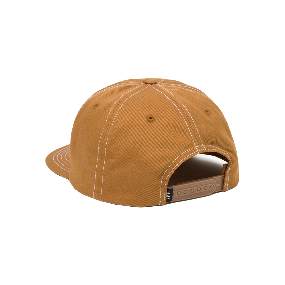 HUF Set Triple Triangle Snapback - Camel White