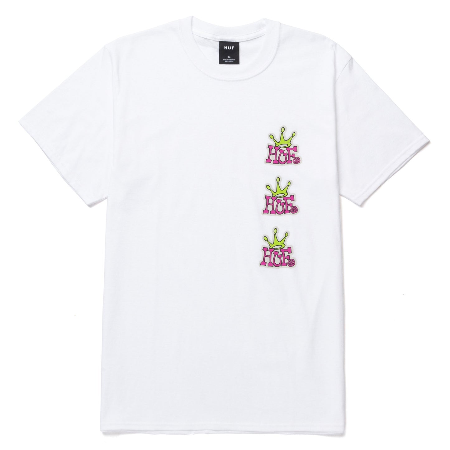 HUF Stack Crown T-Shirt - White