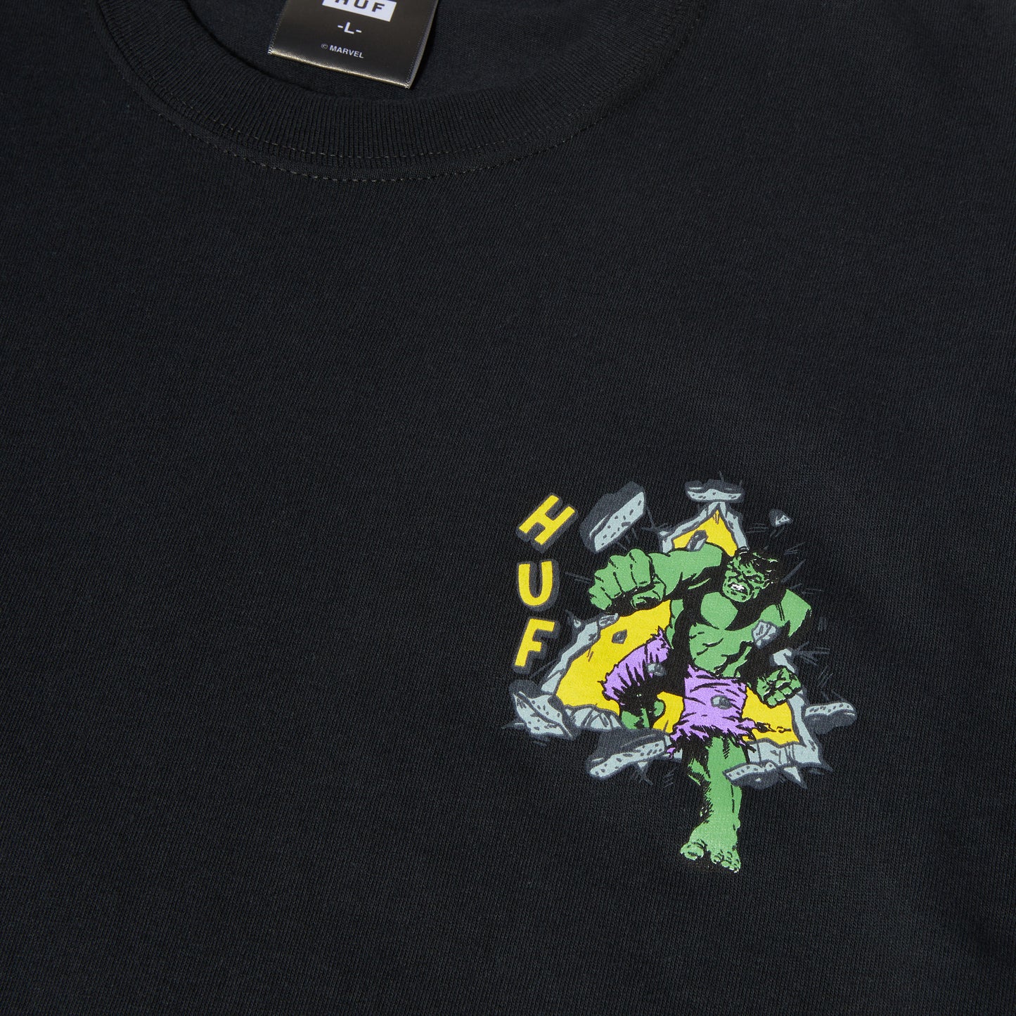 HUF x Hulk Triple Triangle T-Shirt - Black