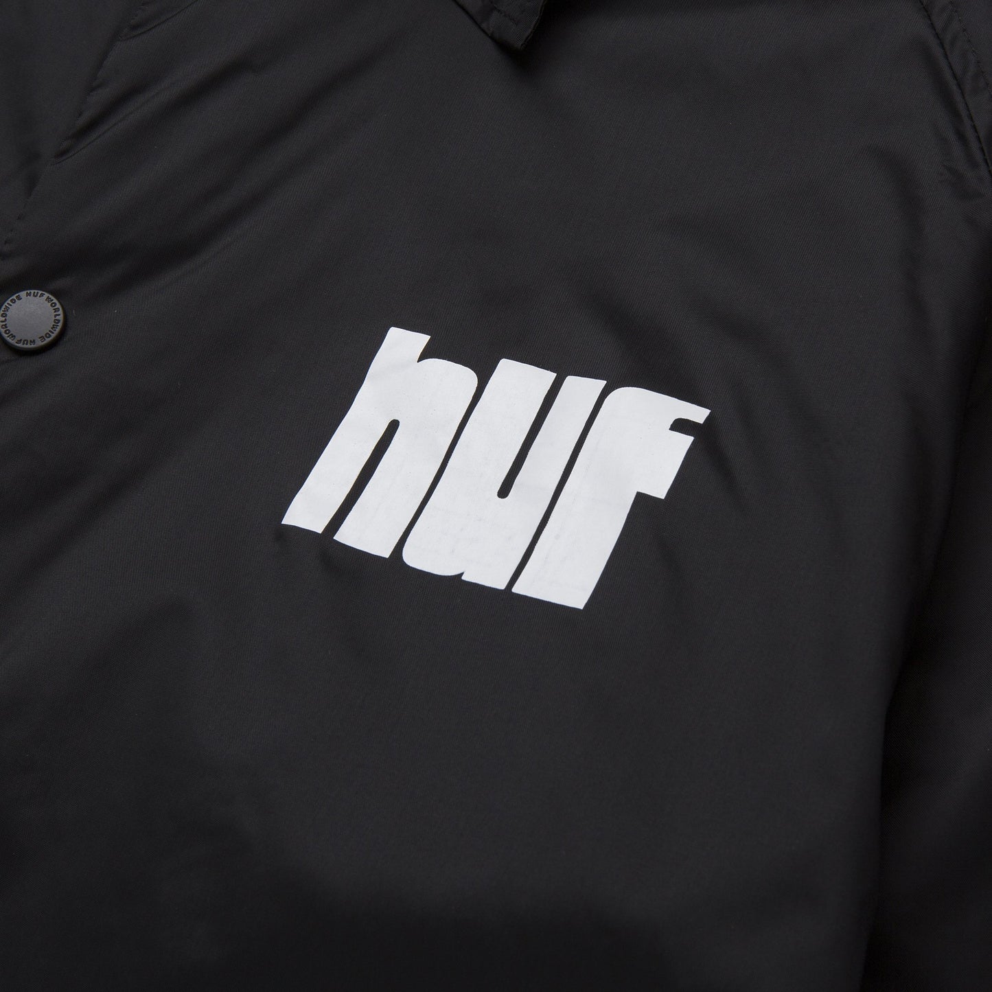 HUF Hydrate Zip Coaches Jacket - Black