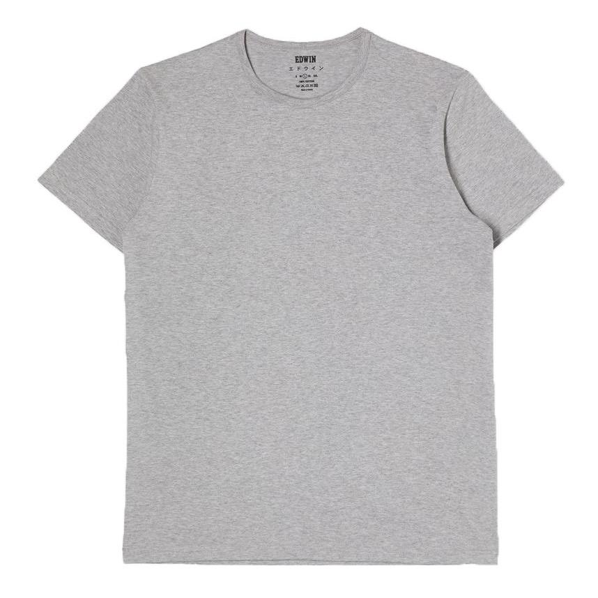 Edwin SS Single Jersey T-Shirt - Grey Marl