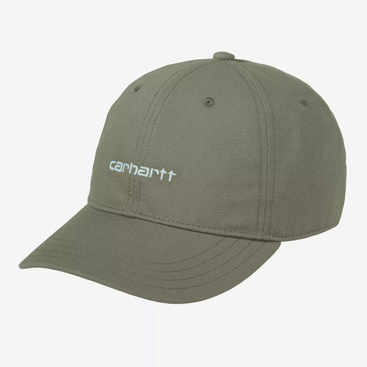 Carhartt WIP Canvas Script Cap - Leaf Tourmaline