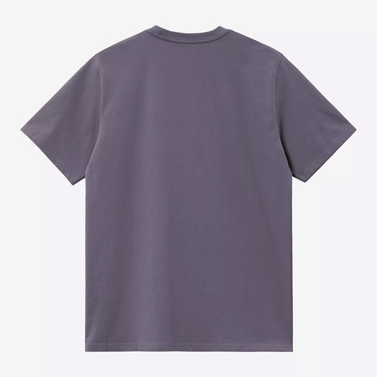 Carhartt WIP American Script T-Shirt - Shady Purple