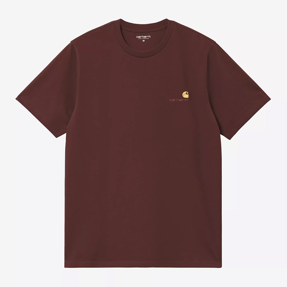 Carhartt WIP American Script T-Shirt - Amarone