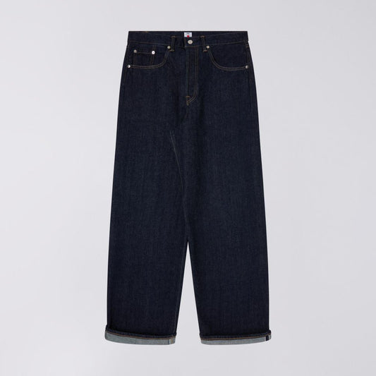 Edwin Selvage Denim Wide Pant - Blue Rinsed