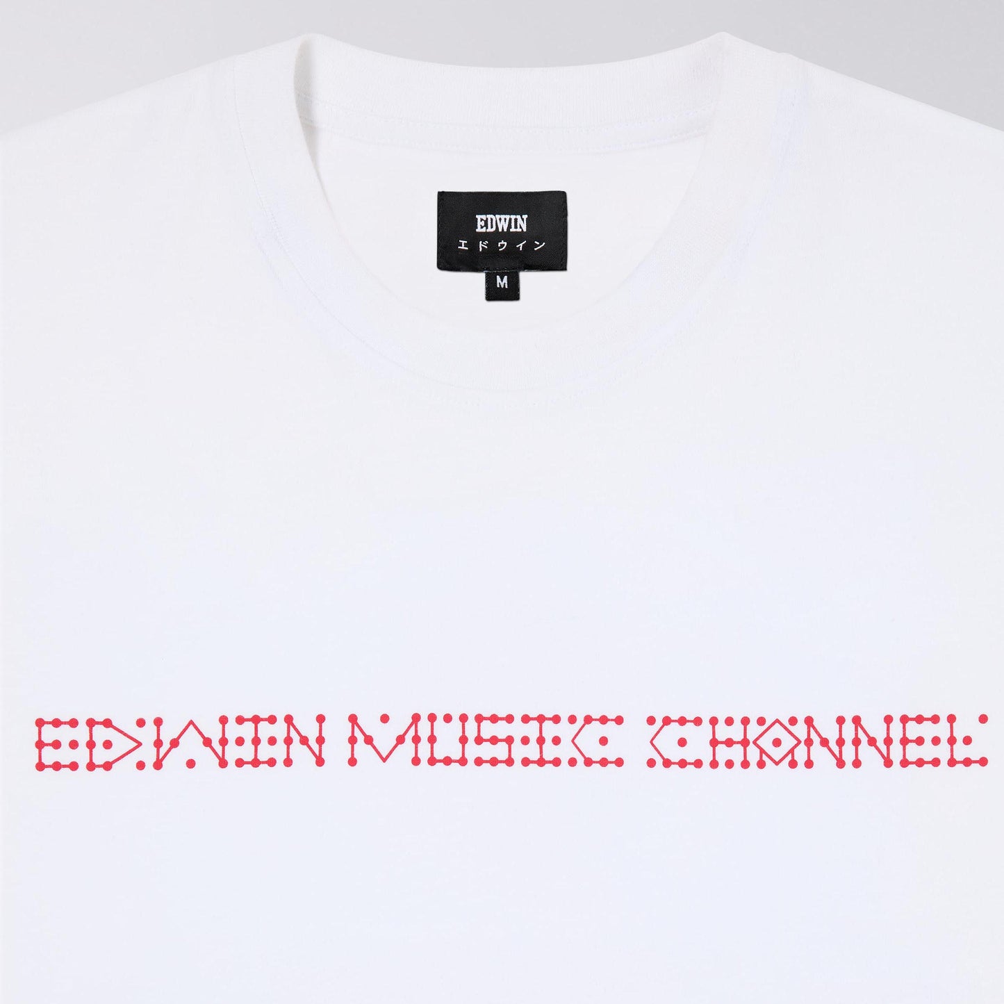Edwin Sunset FM Tee - White