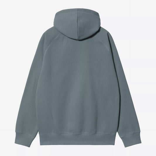 Carhartt WIP Hooded Chase Sweat - Cozy Blue Gold